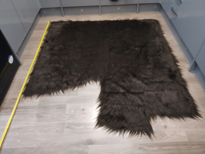 Brown- BigZ Long Pile Gorilla 1/4 yard - Image 2