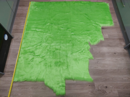 Lime Green - BigZ EcoShag 1/4 yard - Image 2