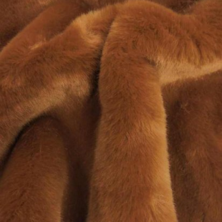 Rust - BigZ Half Shag Knit Backing 1/4 yard