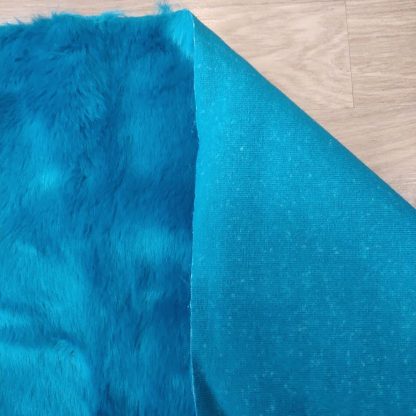 Teal Blue - Howl Luxury Teddy 1/4 yard