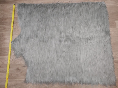 Grey Long Pile 1/4 yard - Image 2