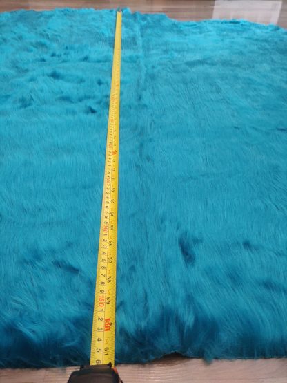 Teal Blue - Howl Luxury Shag 1/4 yard - Image 3