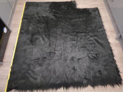 Black Long Pile 1/4 yard - Image 2