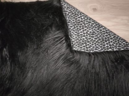 Black Long Pile 1/4 yard